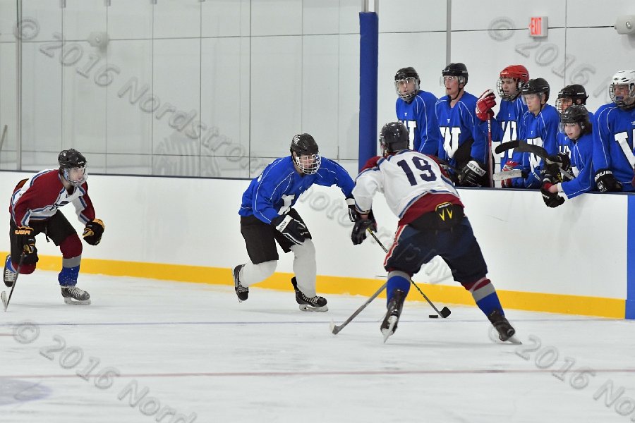 Wheaton College Men\'s Ice Hockey vs Middlesex Community College. - Photo By: KEITH NORDSTROM